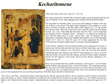 Tablet Screenshot of kecharitomene.com